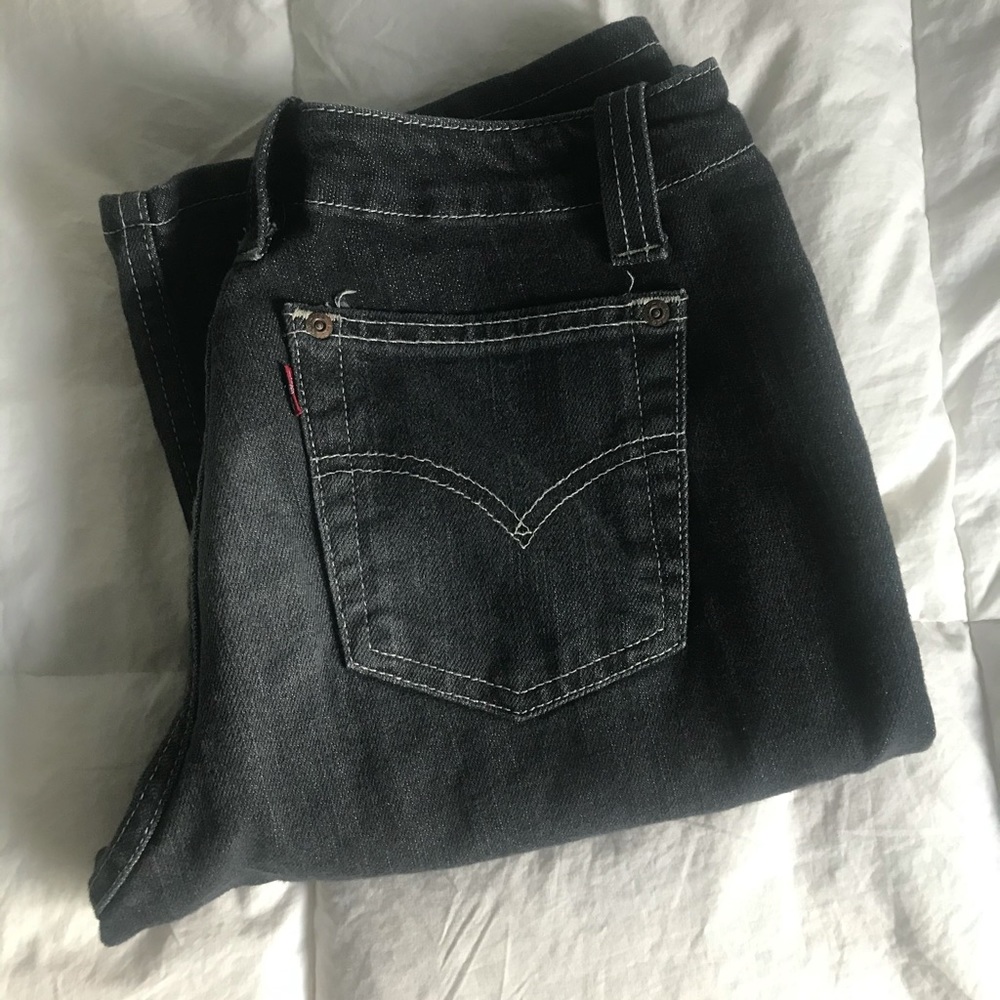 Too superlow black stretch Levi Jeans